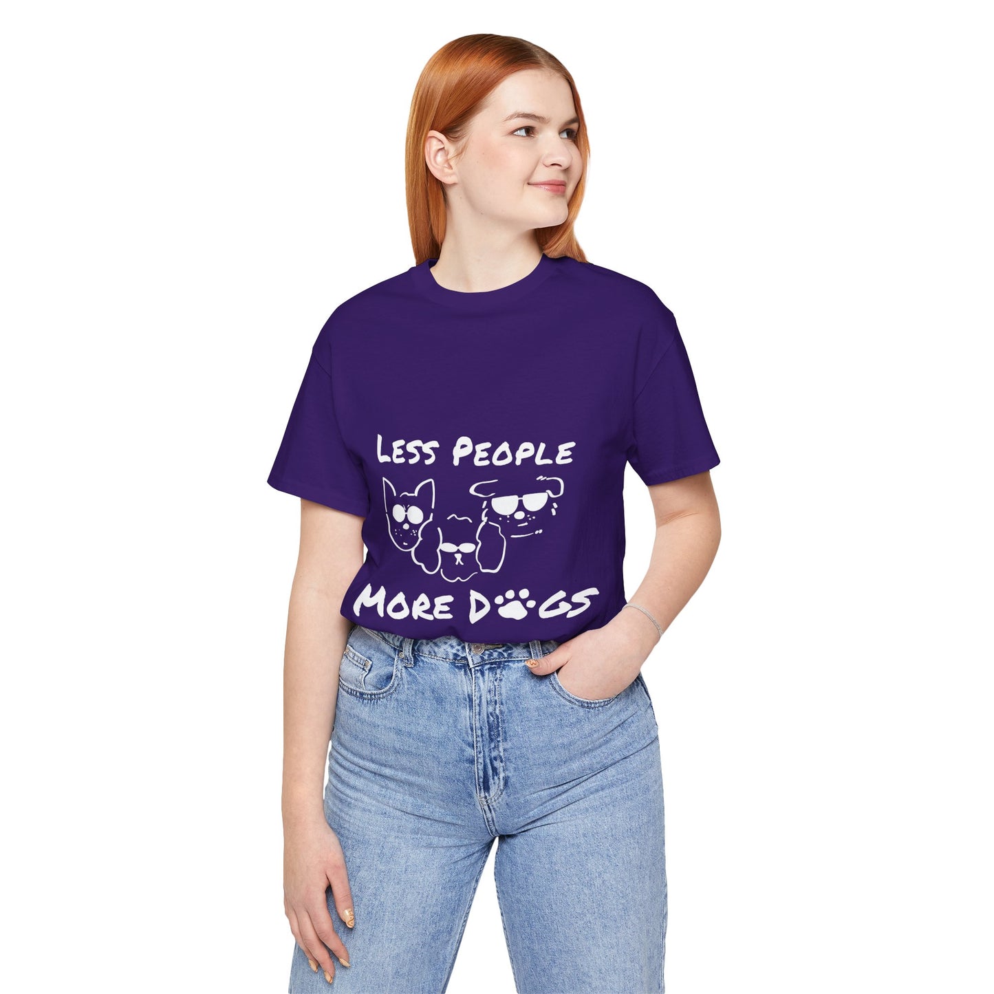 Less People More Dogs Tee