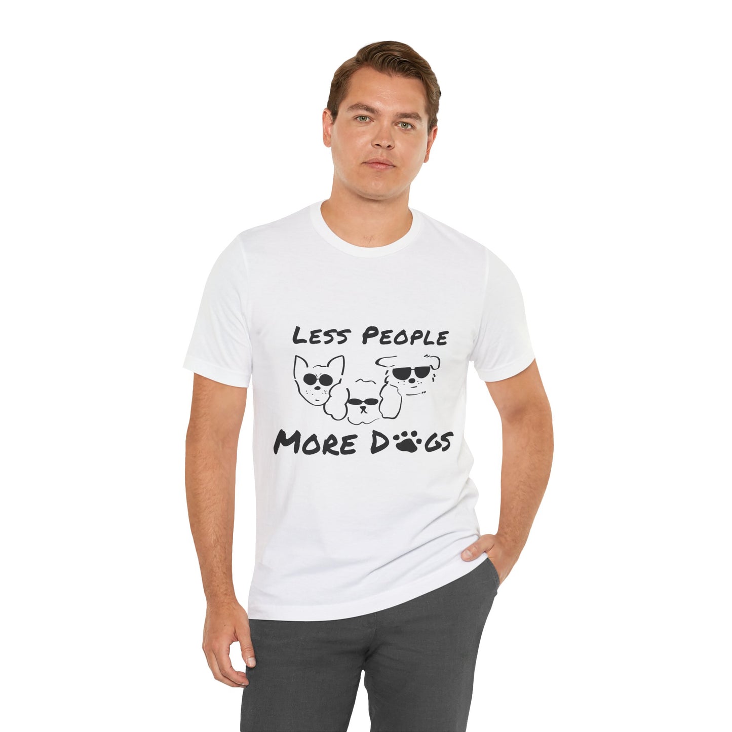 Less People More Dogs T-Shirt