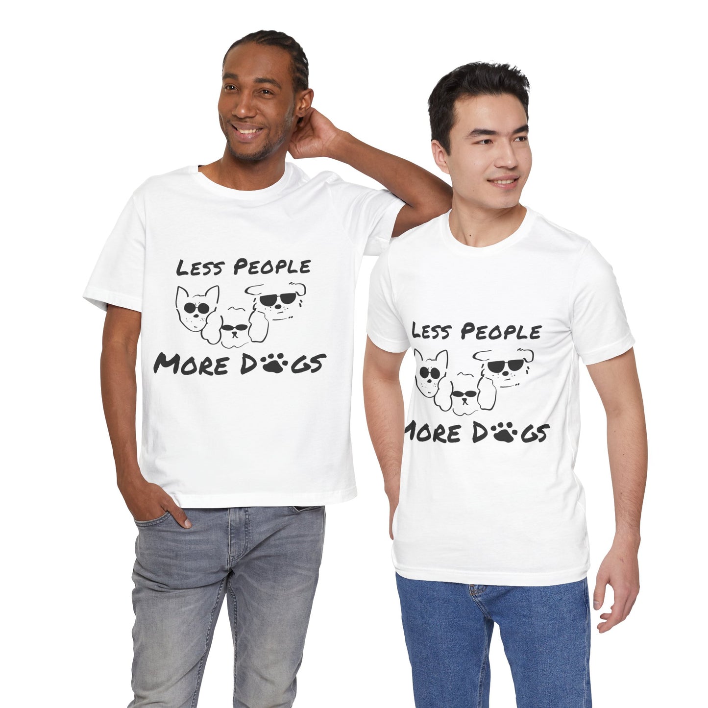 Less People More Dogs T-Shirt