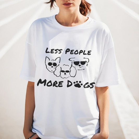 Less People More Dogs T-Shirt