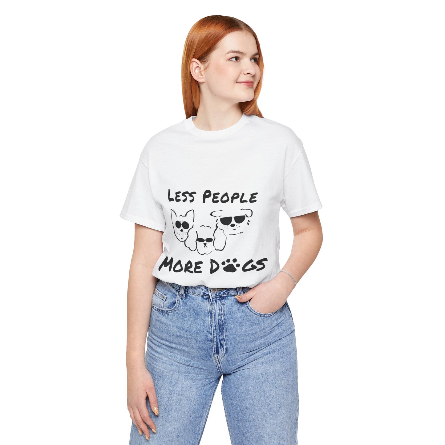 Less People More Dogs T-Shirt